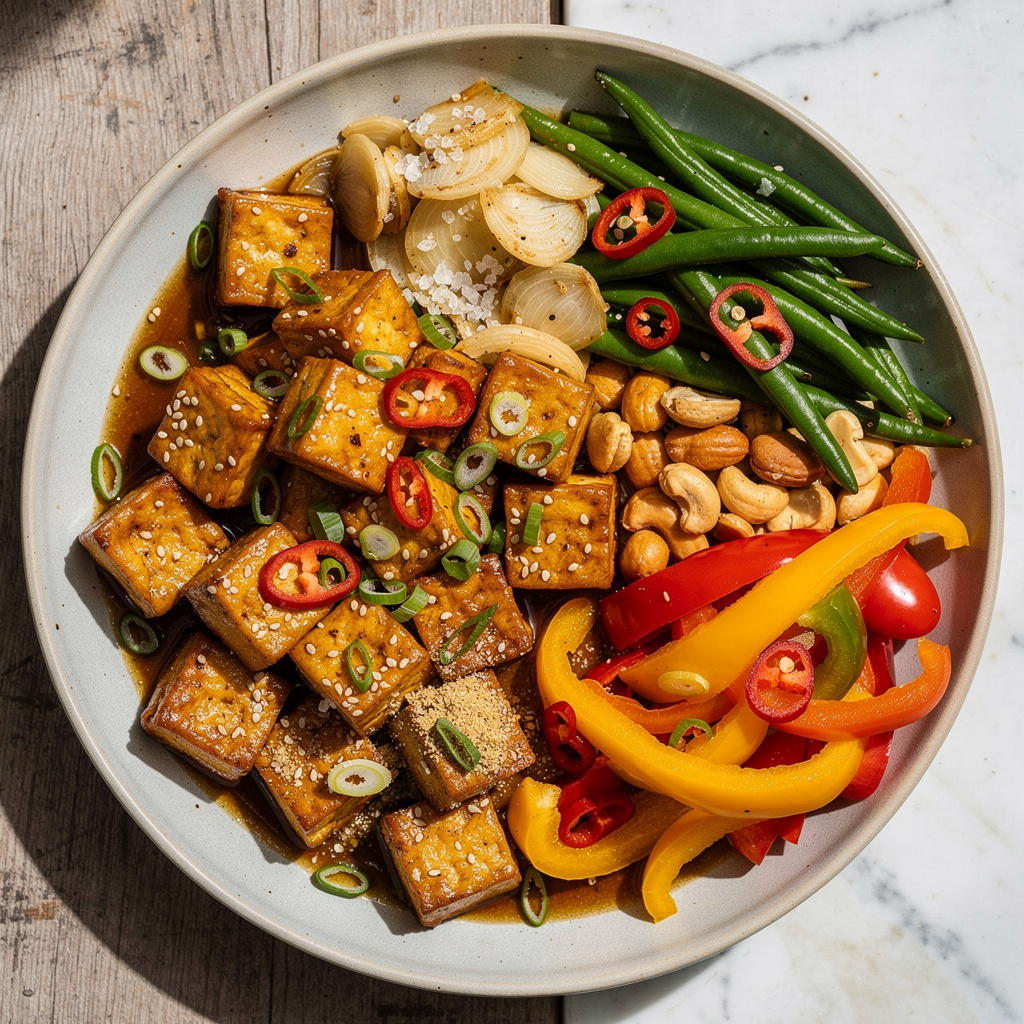 Easy Kung Pao Tofu