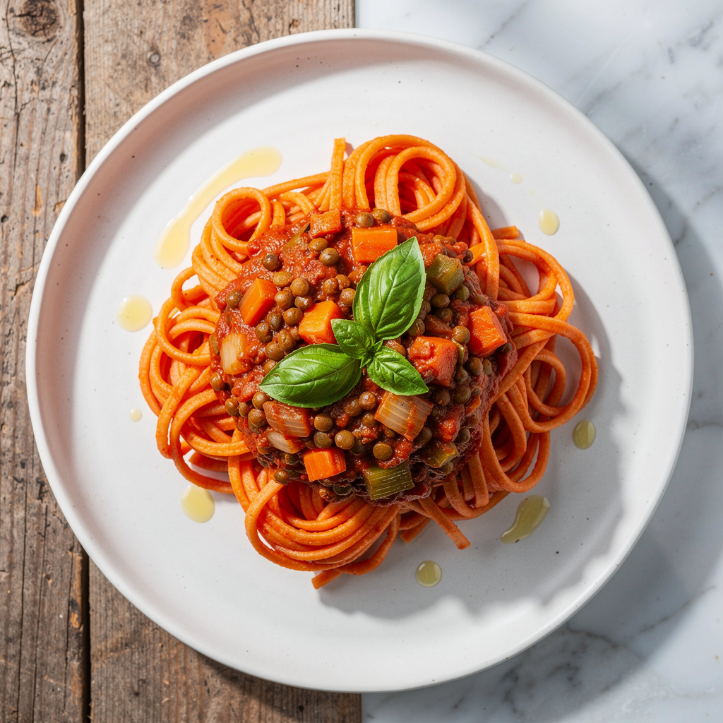 Easy Lentil Bolognese (Vegan!)