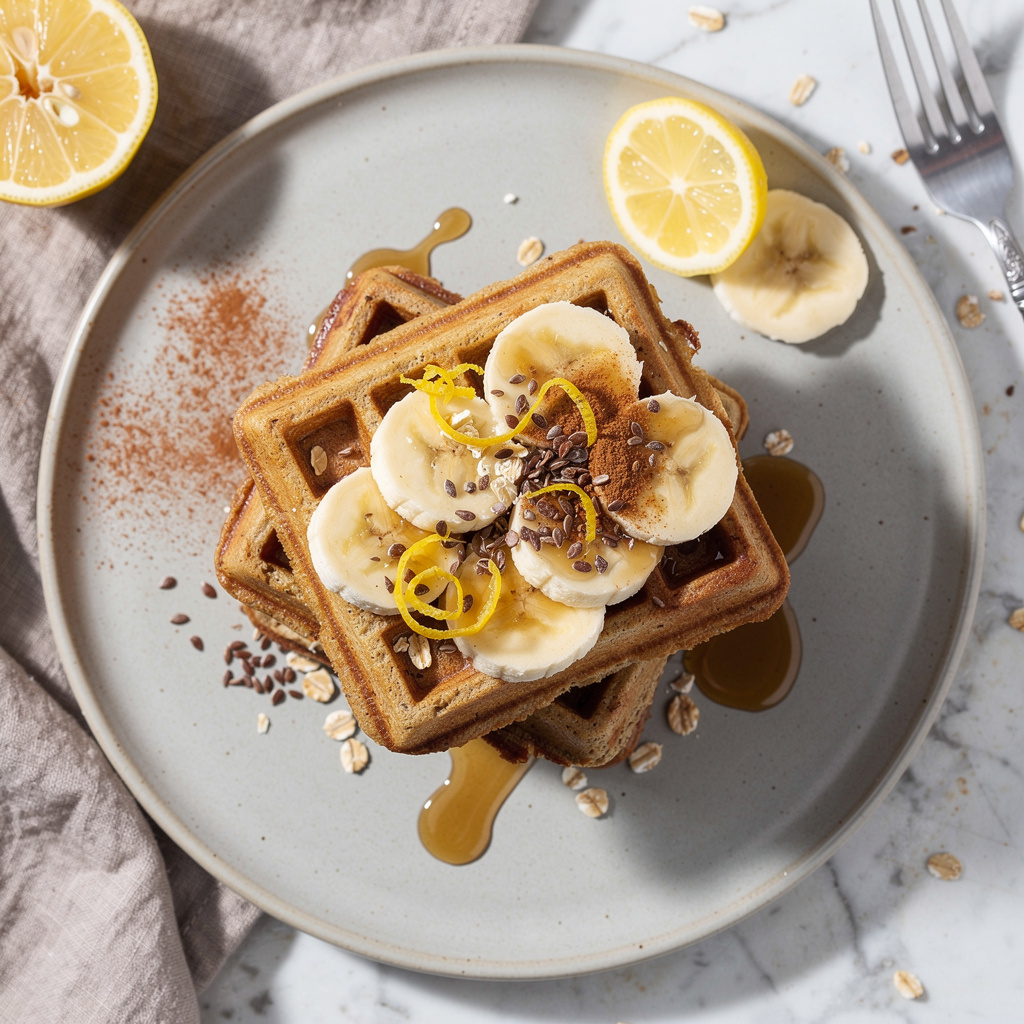 Easy Oat Waffles