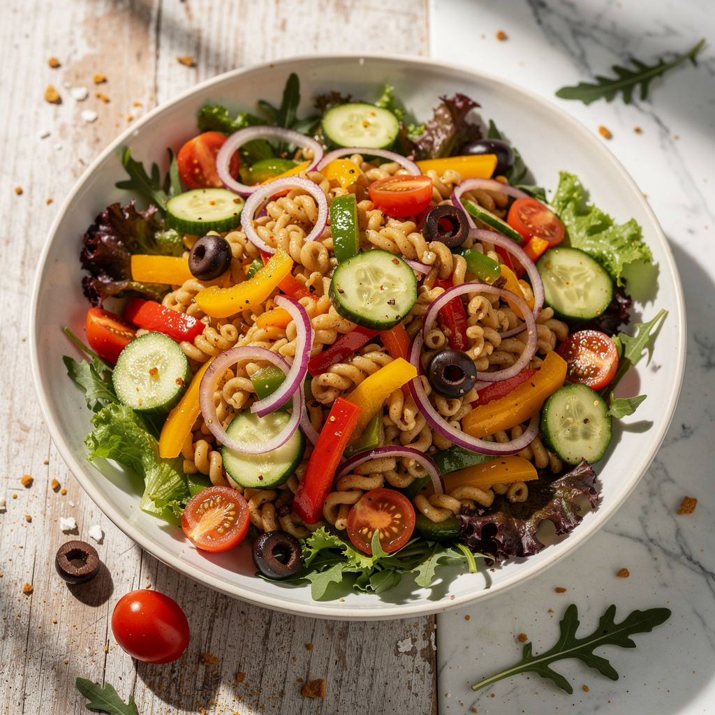 Greek Pasta Salad Recipe