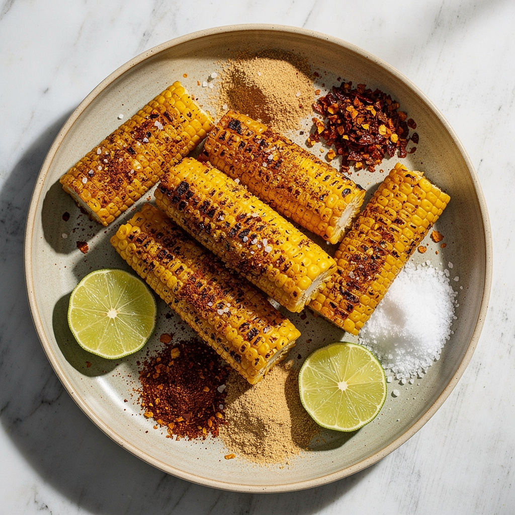 Grilled Corn on the Cob with Chipotle-Lime Rub