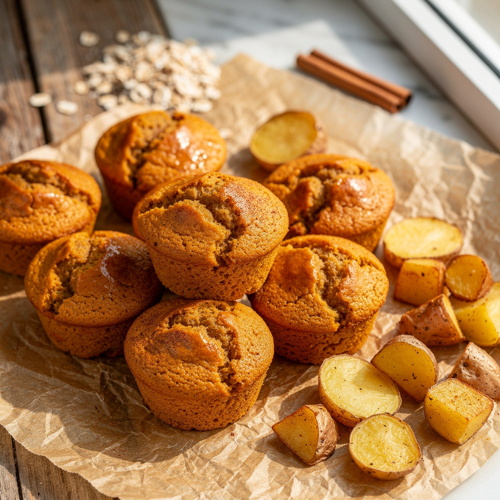 Healthy Sweet Potato Muffins