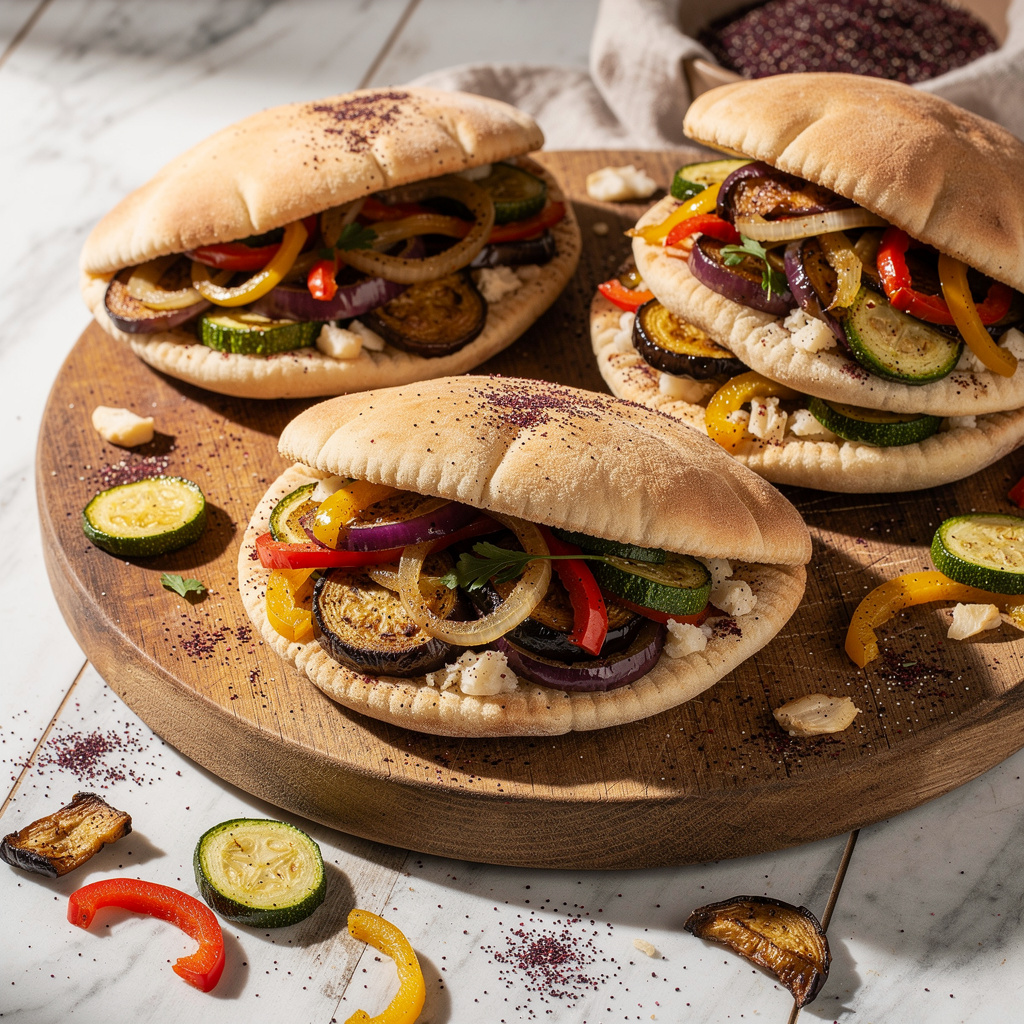 Middle Eastern Pita Pocket Sandwiches