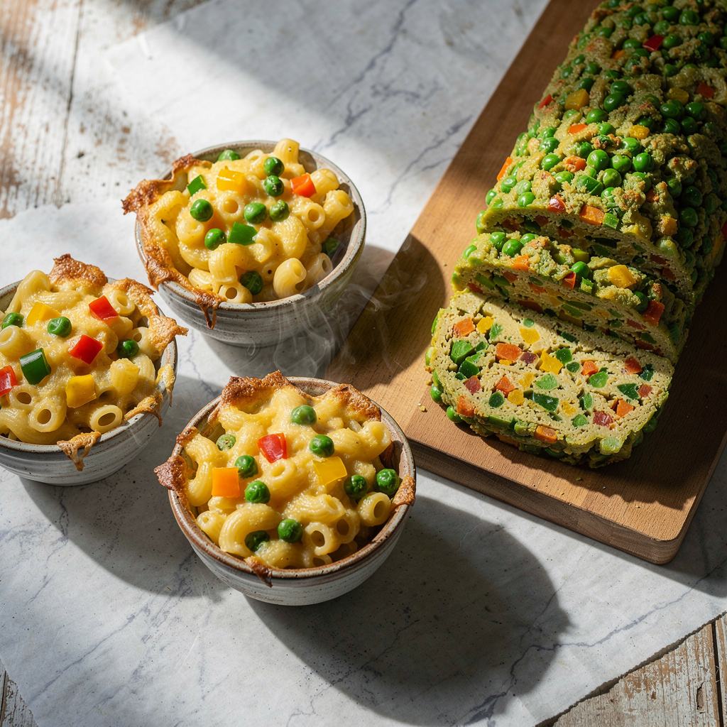 Mini Vegan Mac and Cheese Casseroles