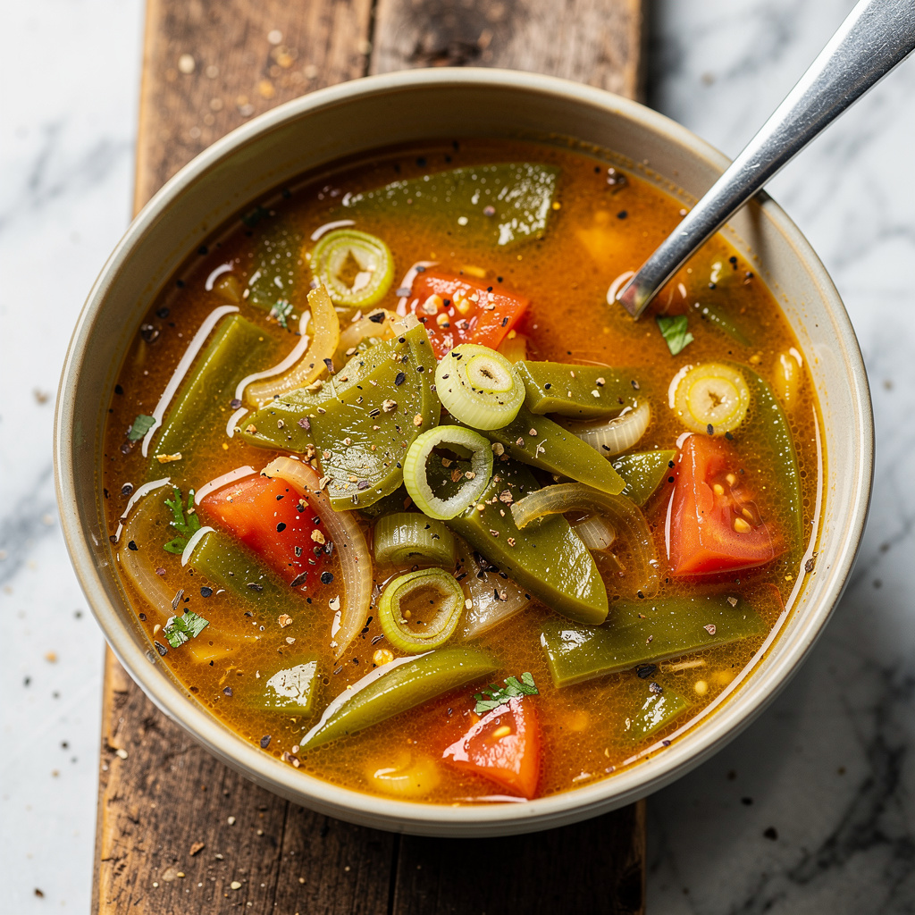 Sopa de Nopales