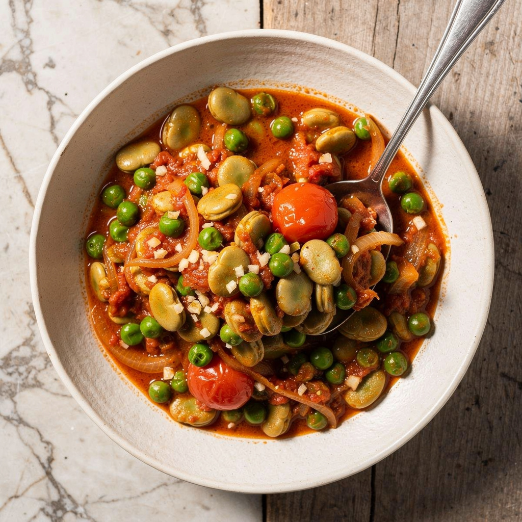 Spanish-Style Fava Beans
