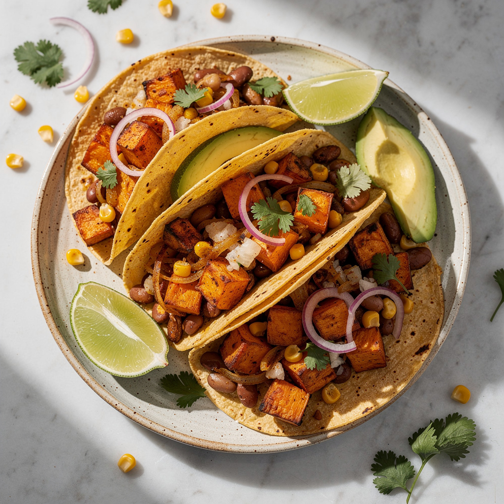 Spiced Sweet Potato Tacos