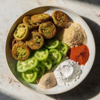 Air-Fried Green Tomatoes