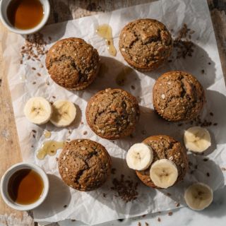 Banana Buckwheat Muffins