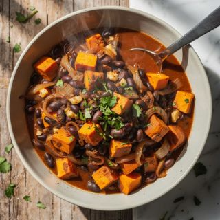 Black Bean and Sweet Potato Hash