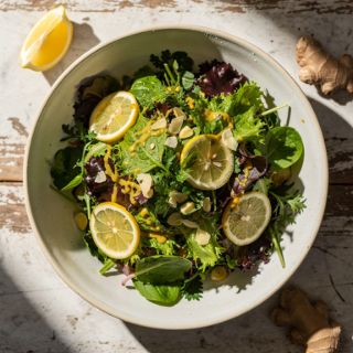 Detox Salad with Lemon-Ginger Dressing