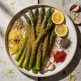 Herb-Crusted Asparagus Spears