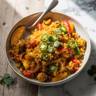 Mexican Cauliflower Rice Casserole