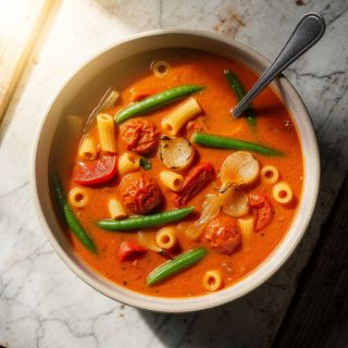 Roasted Tomato and Red Pepper Soup