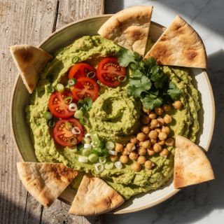 Smashed Chickpea Avocado Dip