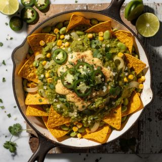 Vegan Nachos Verdes