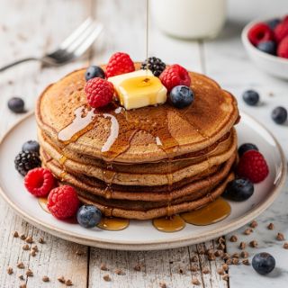 Sourdough Buckwheat Pancakes
