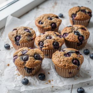 Blueberry Spelt Muffins