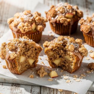 Vegan Apple Muffins (Breakfast or Dessert)